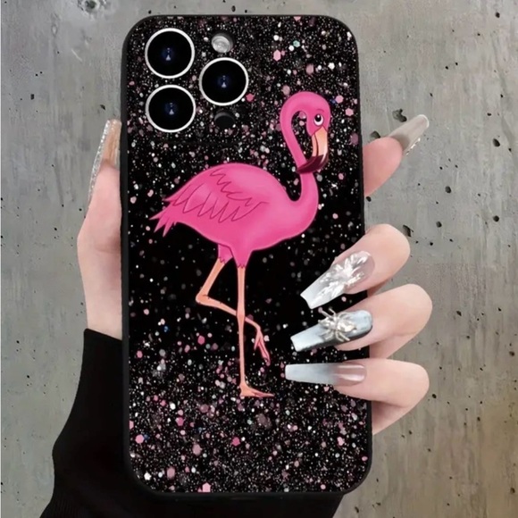 IPhone 14 Max Pro Pink Flamingo Cell Phone Case NWT - Picture 9 of 9